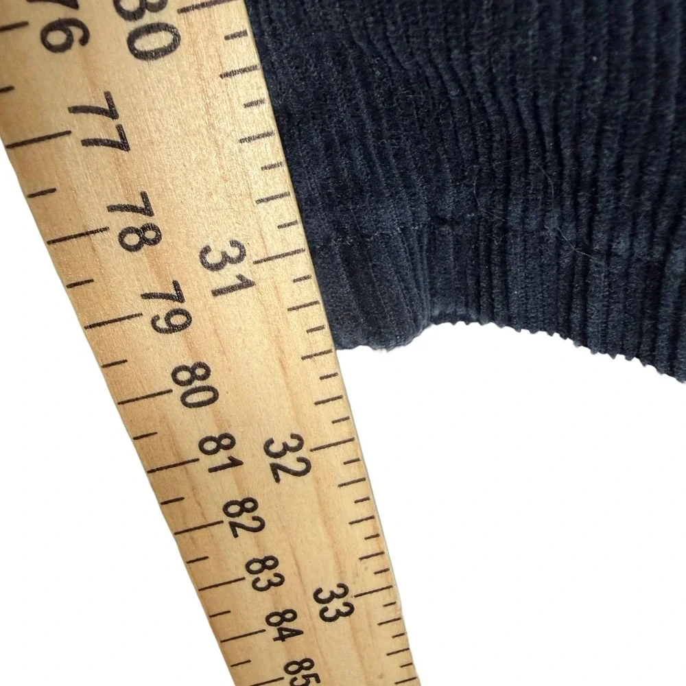 Taylor Stitch Carnegie Pants Mens Sz 34 (33) X 32 Slim Corduroy Navy Blue Dark